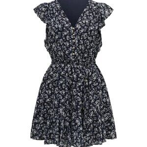 EVER NEW - MAXINE FLUTTER SLEEVES MINI DRESS - SIZE 12